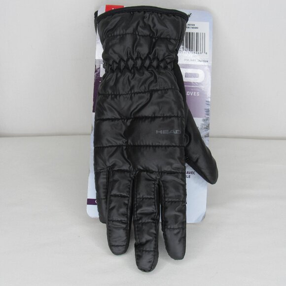 Head Black Hybrid Waterproof Winter Gloves Touchscreen New NWT Women's M Medium - Picture 1 of 6